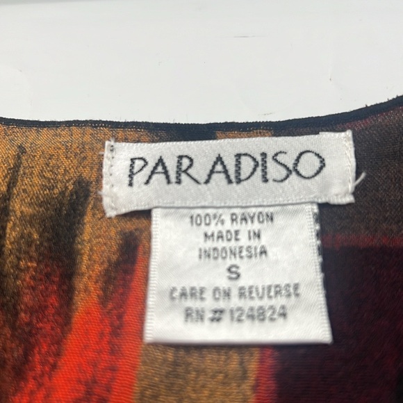 Paradiso Print Tunic With Asymmetric Hem - Picture 7 of 14